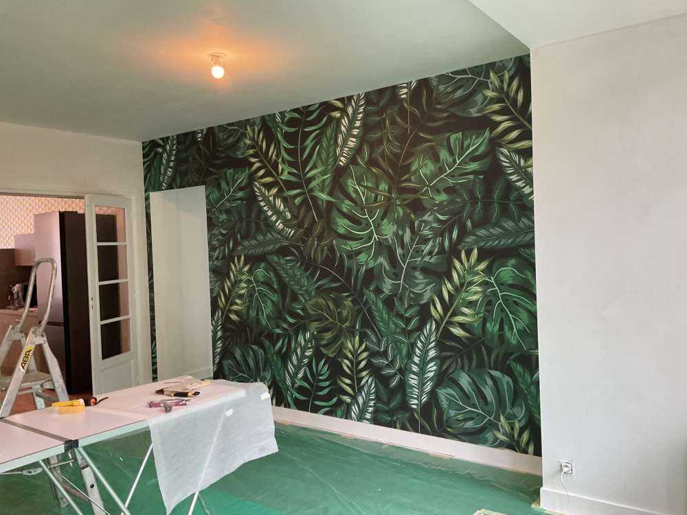Illustration de feuilles vertes
