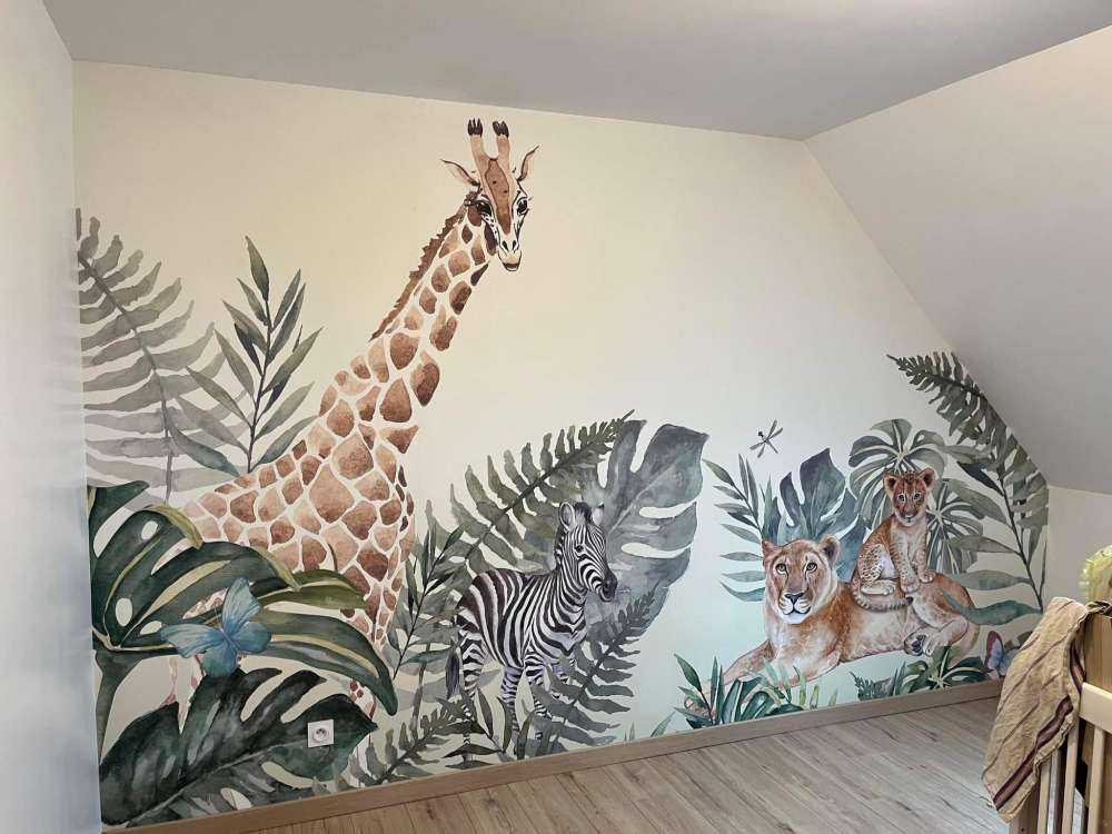 Animaux peint à l'aquarelle