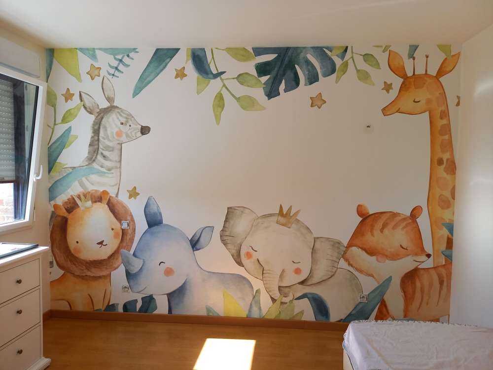 Assortiment d'animaux de la jungle