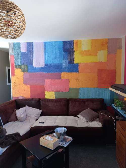 Répartition des surfaces colorées