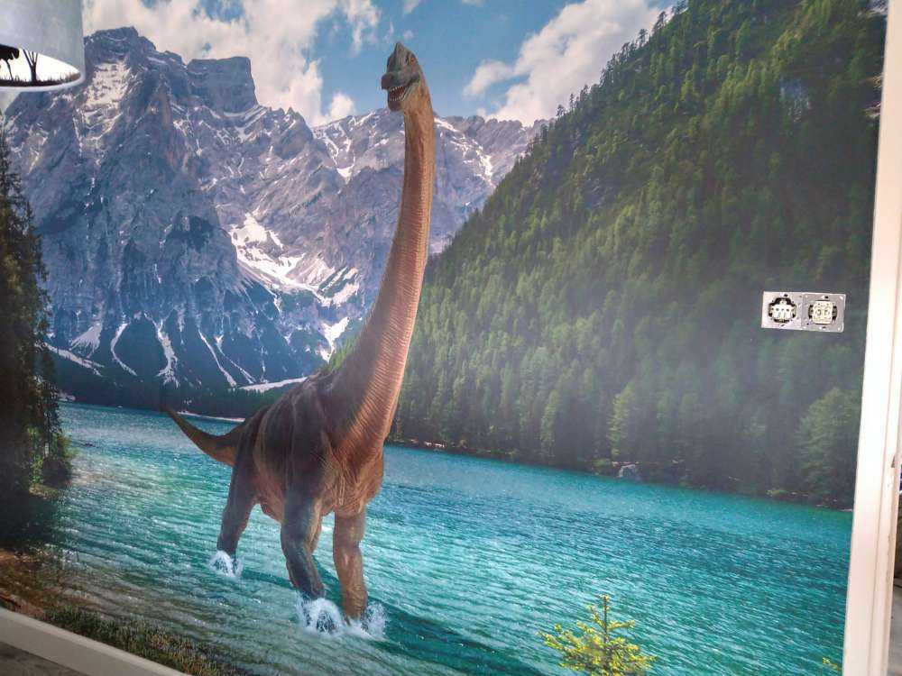 Brachiosaurus dans l'eau