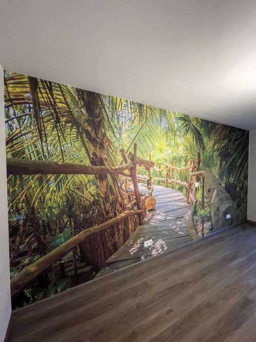 Pont dans la jungle tropicale