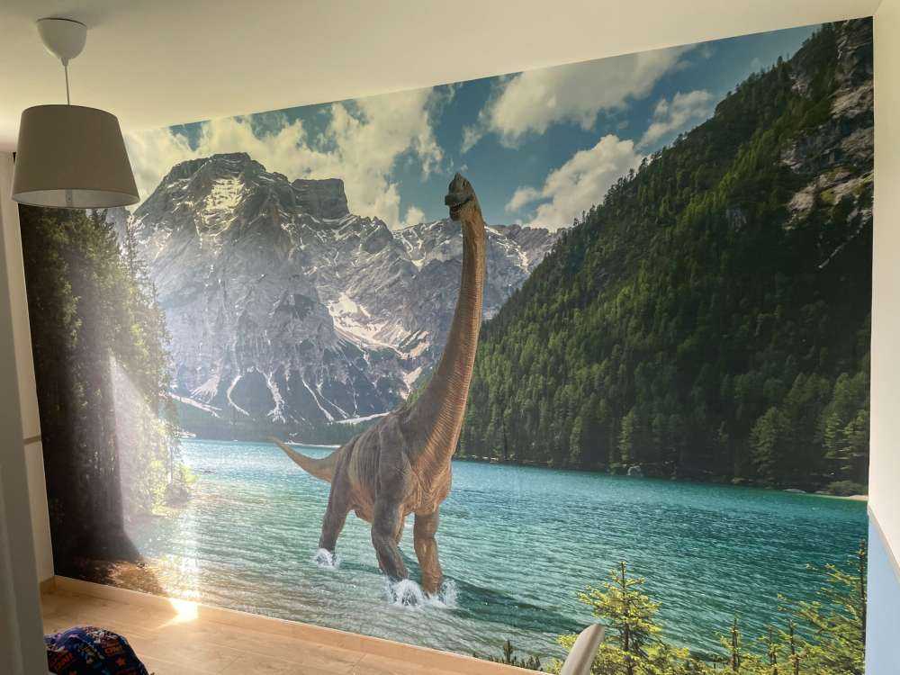 Brachiosaurus dans l'eau