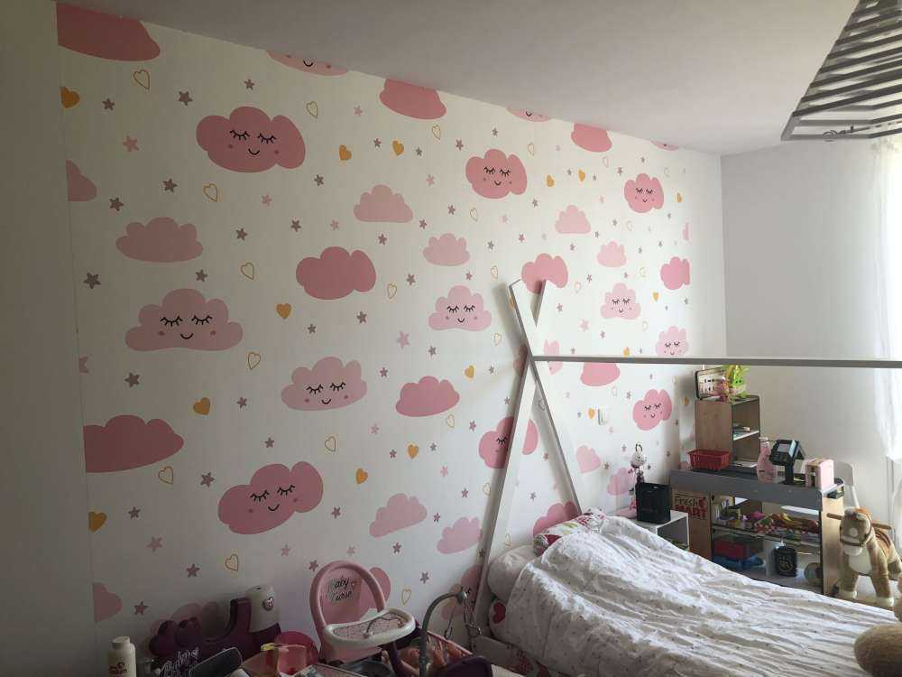 Nuages roses