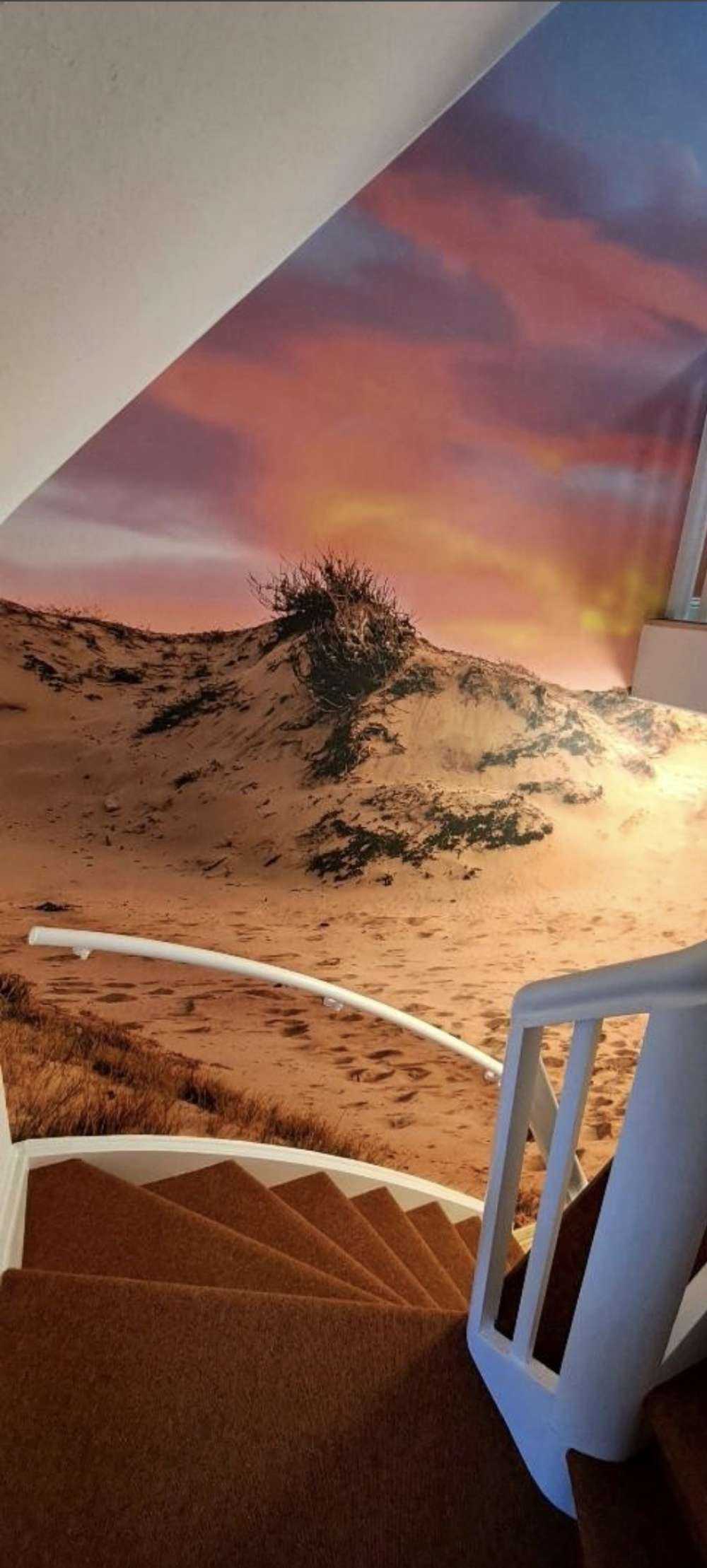 Coucher de soleil depuis les dunes