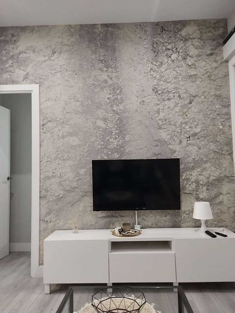 Mur de roche beige