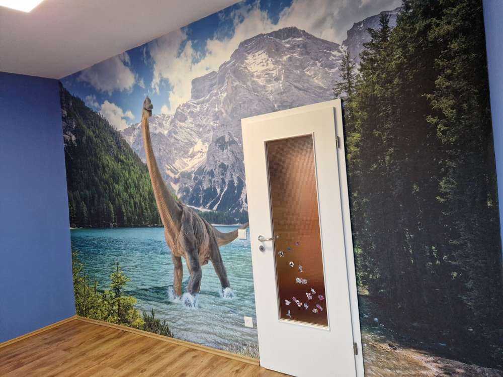 Brachiosaurus dans l'eau