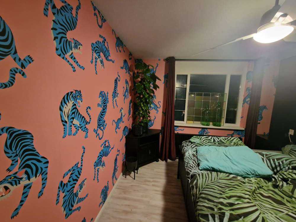 Motif Tigres bleus