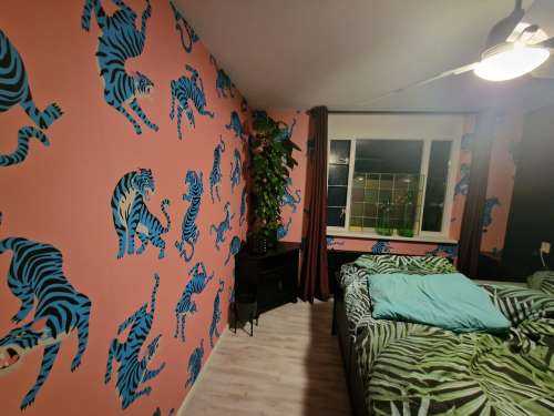 Motif Tigres bleus