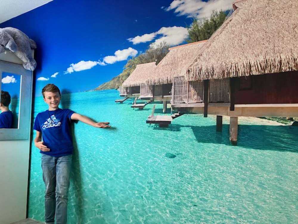 Chalets aux Maldives