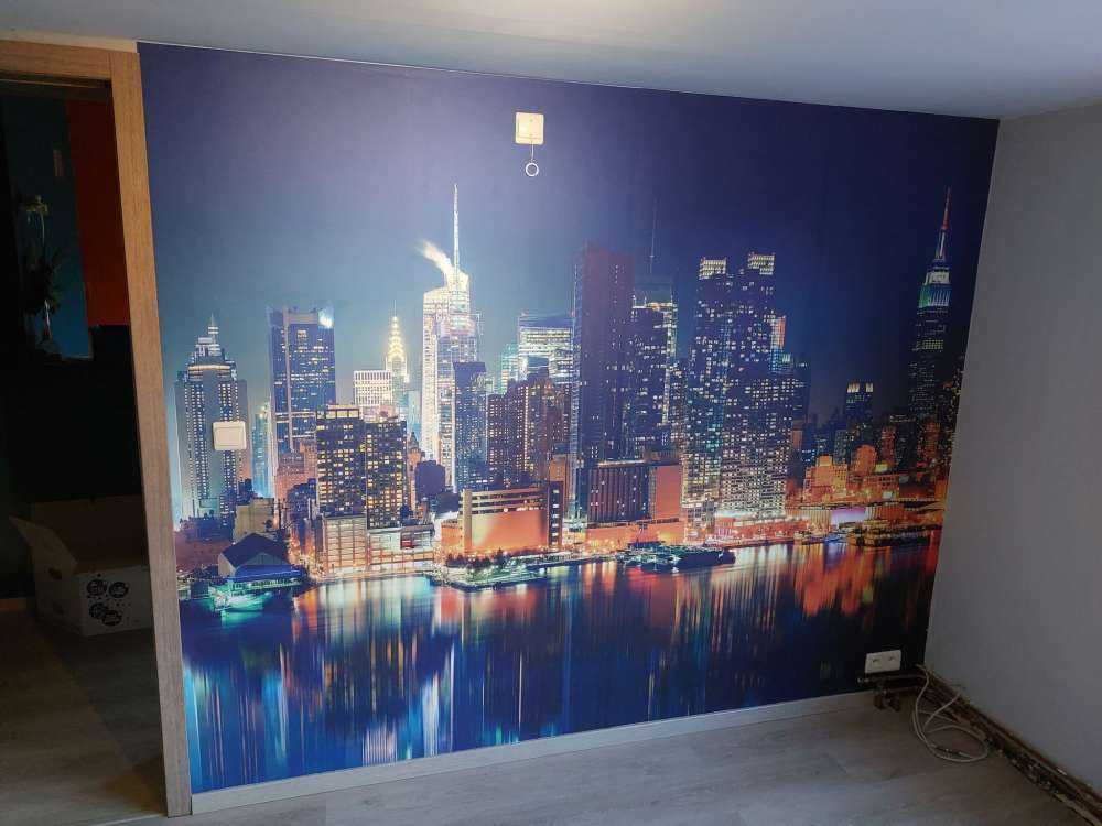 Fond d'écran de photos de New York la nuit