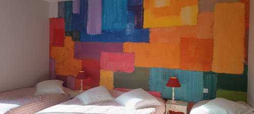 Répartition des surfaces colorées