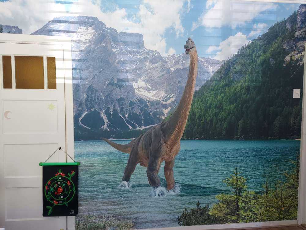 Brachiosaurus dans l'eau