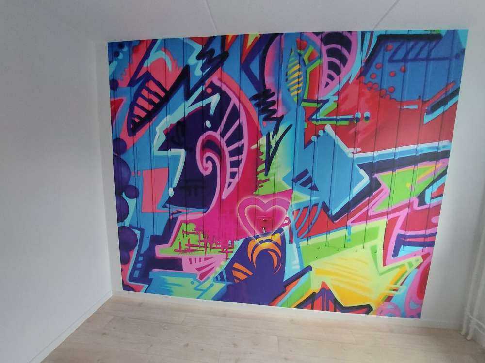 Graffitis au néon