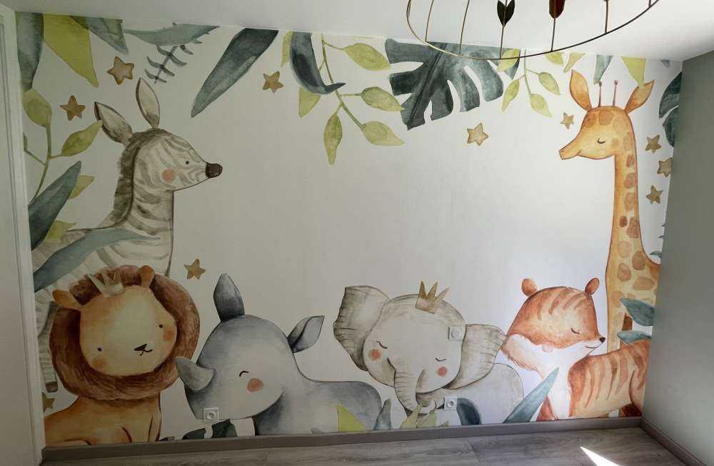 Assortiment d'animaux de la jungle