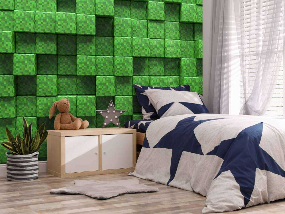 Herbe Minecraft 3D