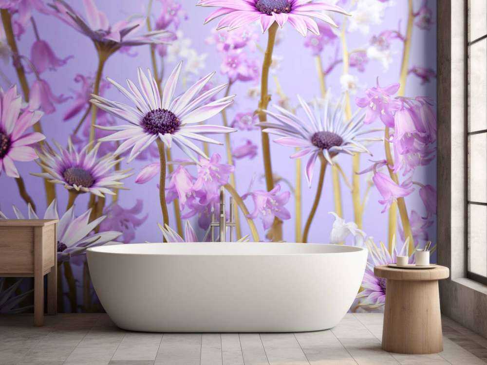 Fleurs violettes
