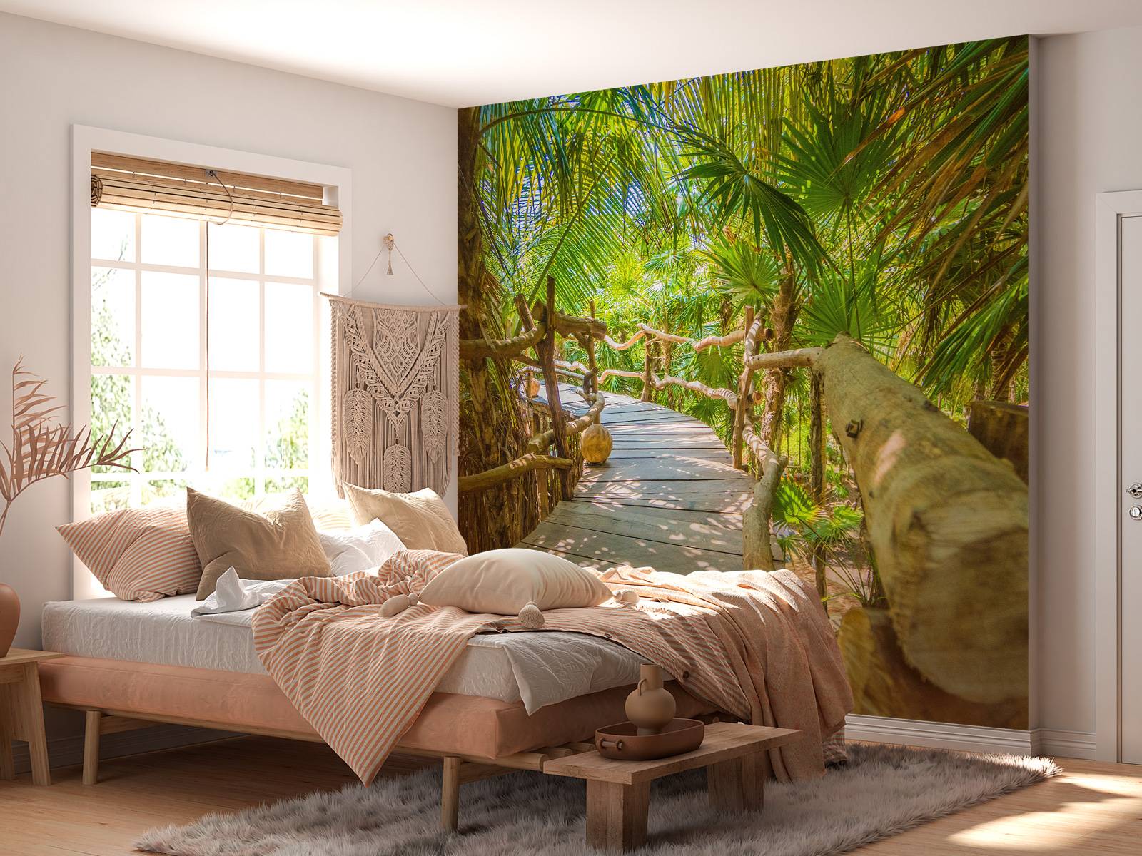 Pont dans la jungle tropicale