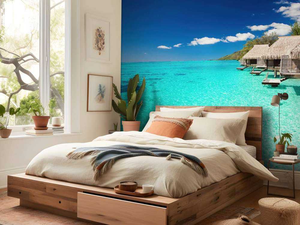 Chalets aux Maldives