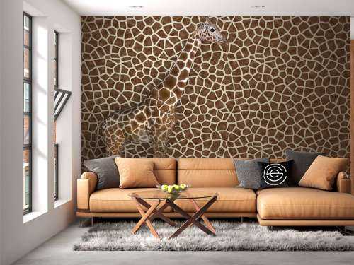 Girafe camouflée
