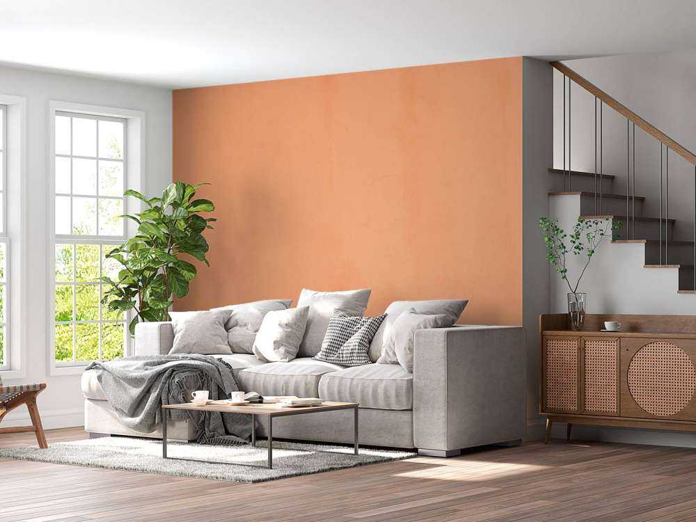 Béton orange clair