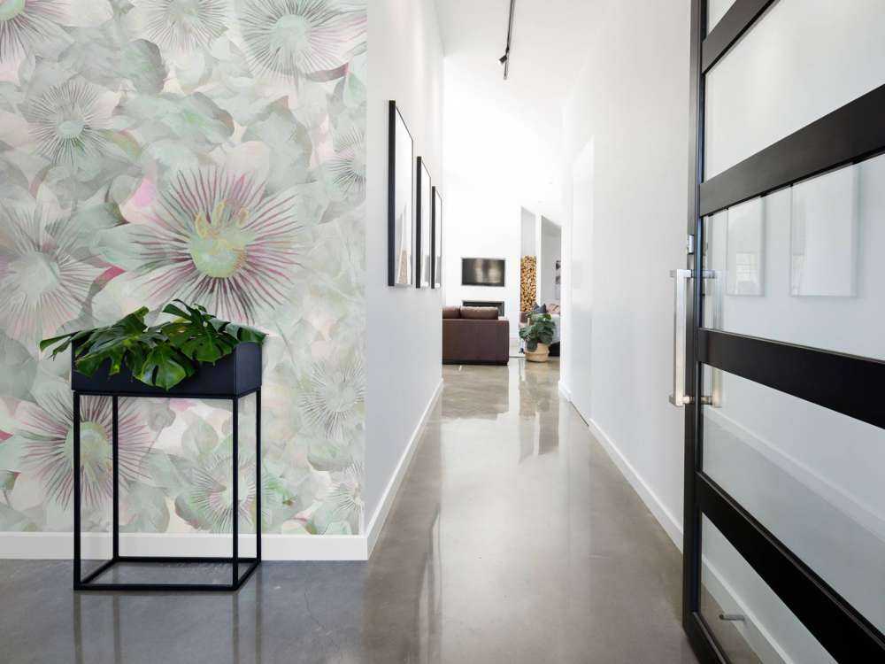 Élégance Botanique Aquarelle Rose Pâle