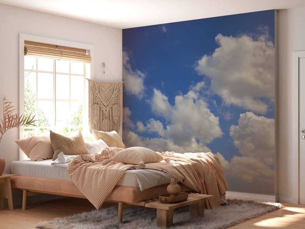 Nuages sur ciel bleu