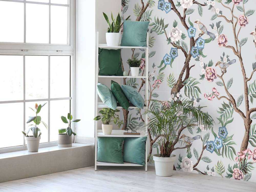 Motif floral, pastel