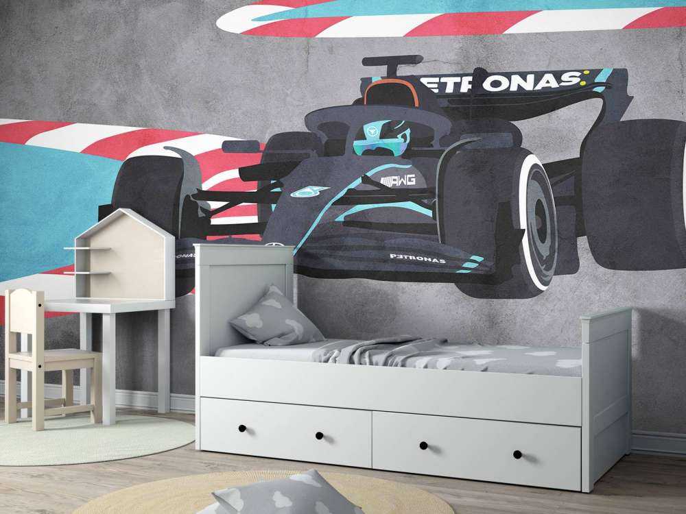 Voiture de course Mercedes