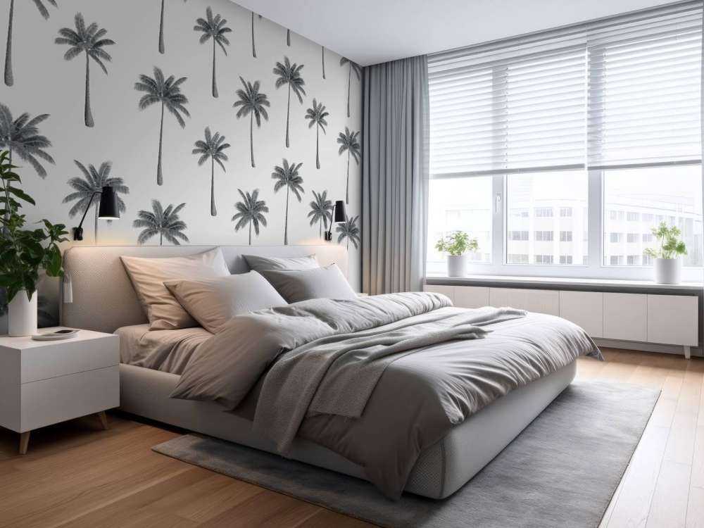 Motif de palmiers