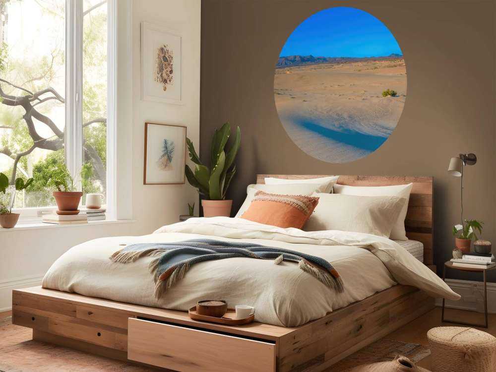 Lever de soleil sur des dunes de sable