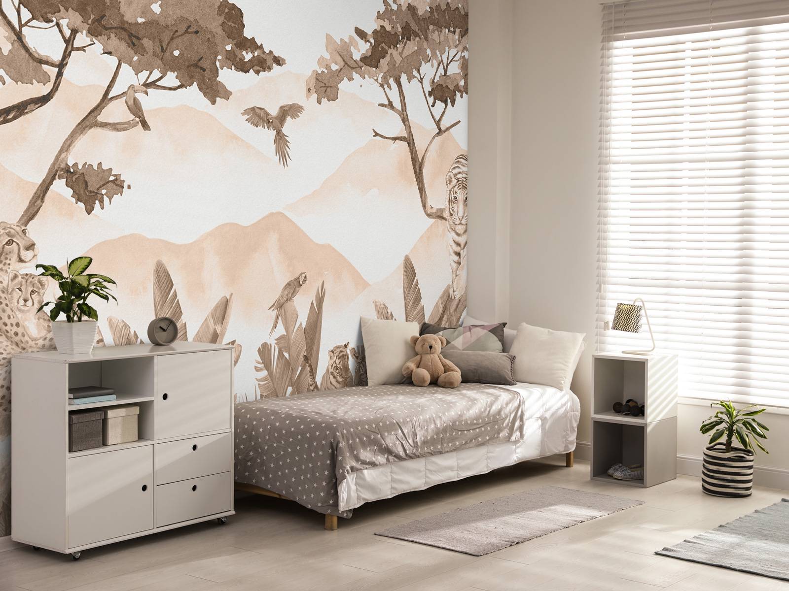 Prédateurs dans la jungle taupe