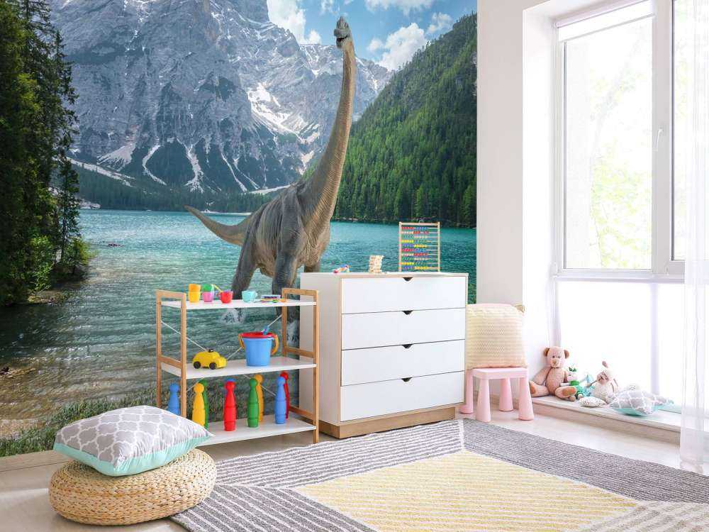 Brachiosaurus dans l'eau