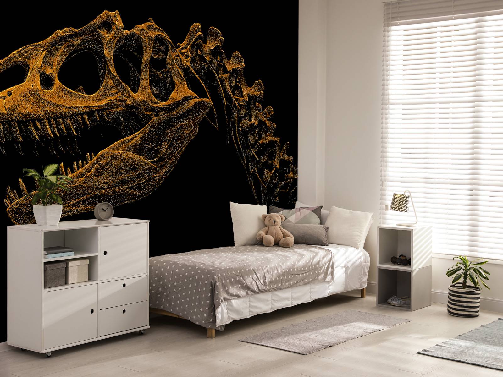 Squelette d'un dinosaure
