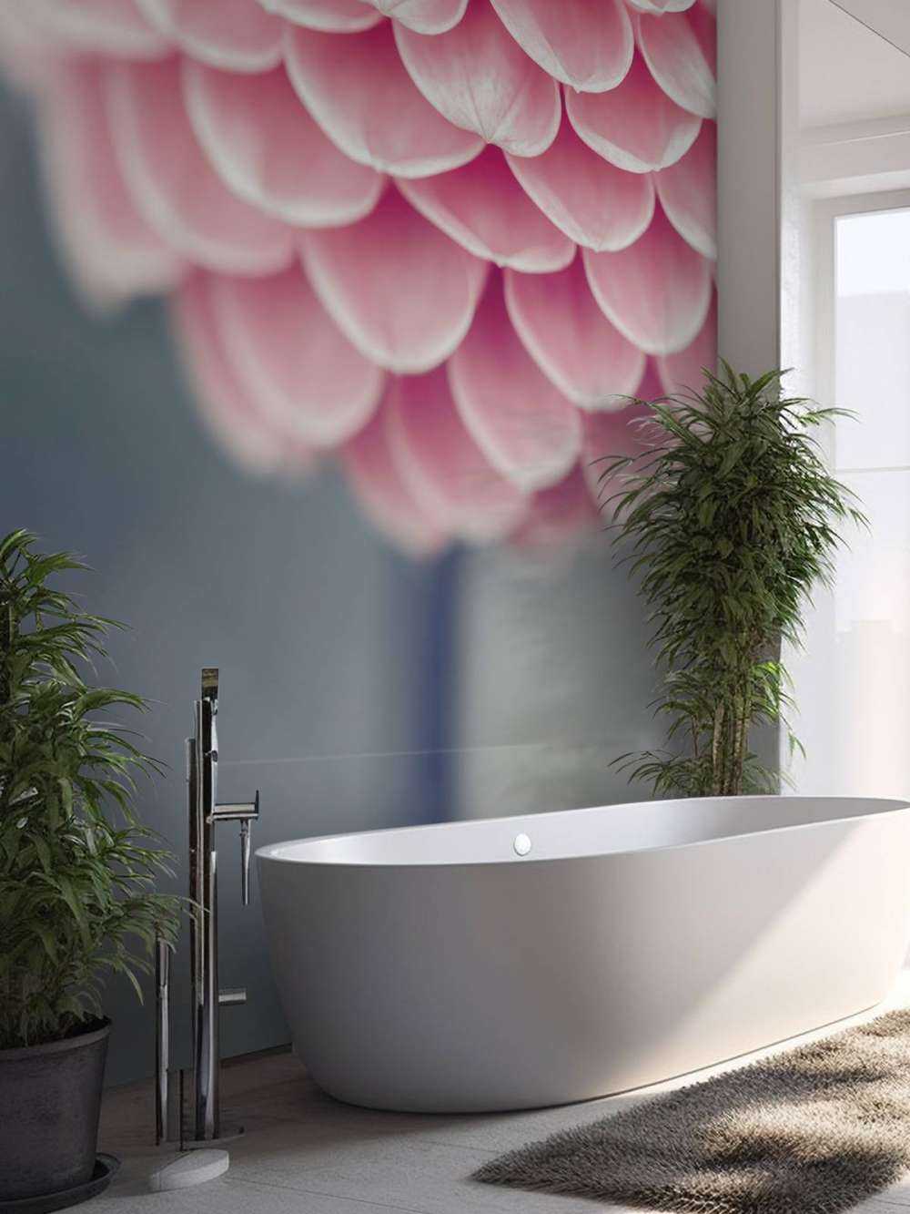 Dahlia en gros plan