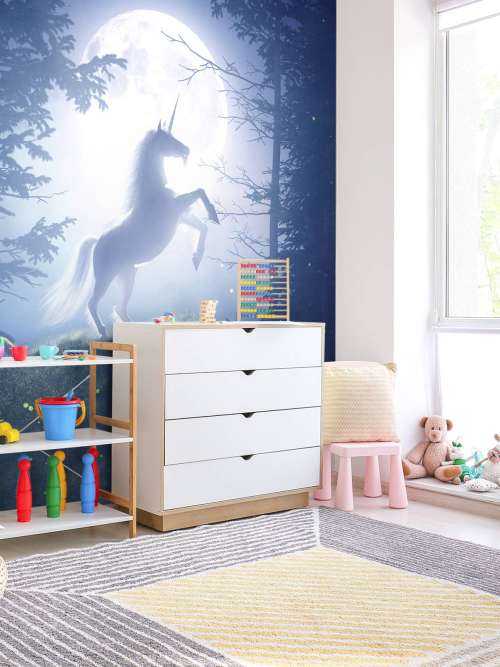 Licorne à la pleine lune