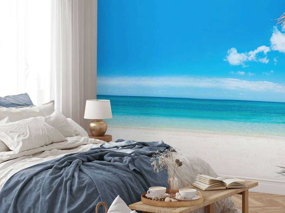 Bain de soleil sur la plage