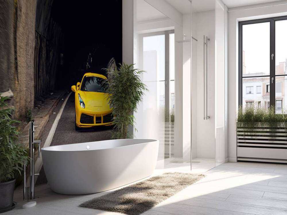 Ferrari 488 GTB sur route de montagne