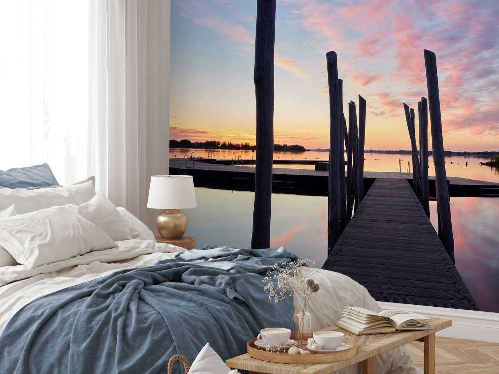 Lever de soleil au port de plaisance