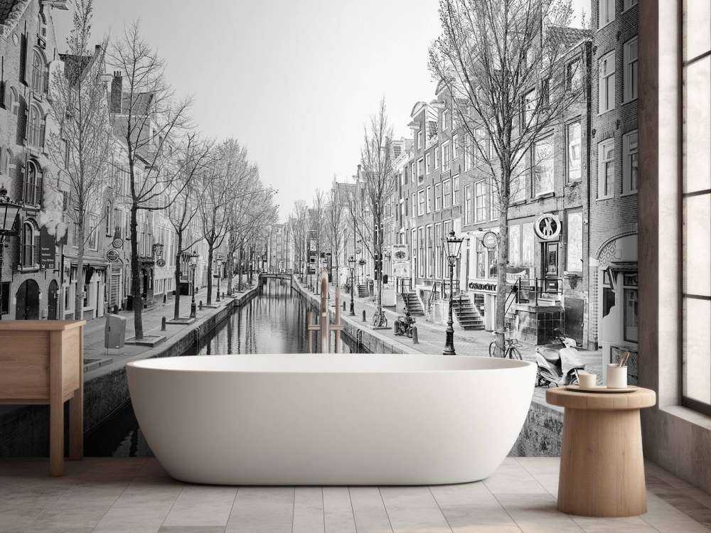 Amsterdam en noir et blanc