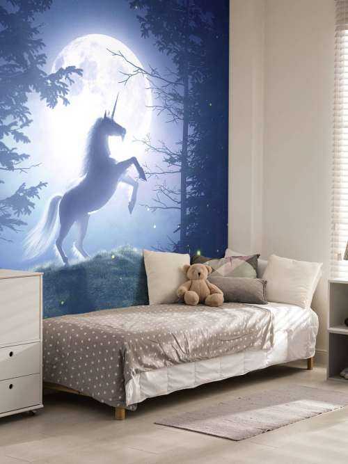 Licorne à la pleine lune