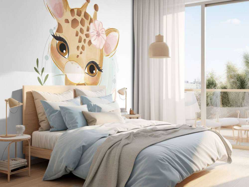 Bébé girafe