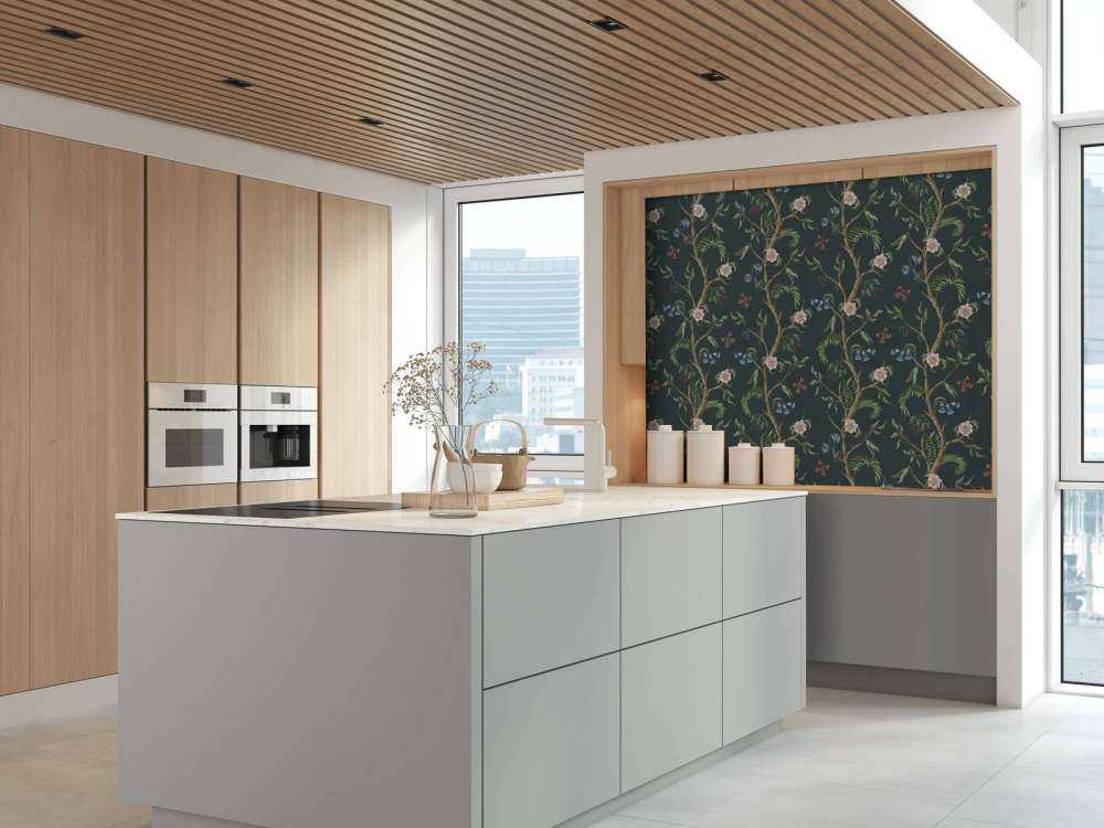 Motif de fleurs épanouies