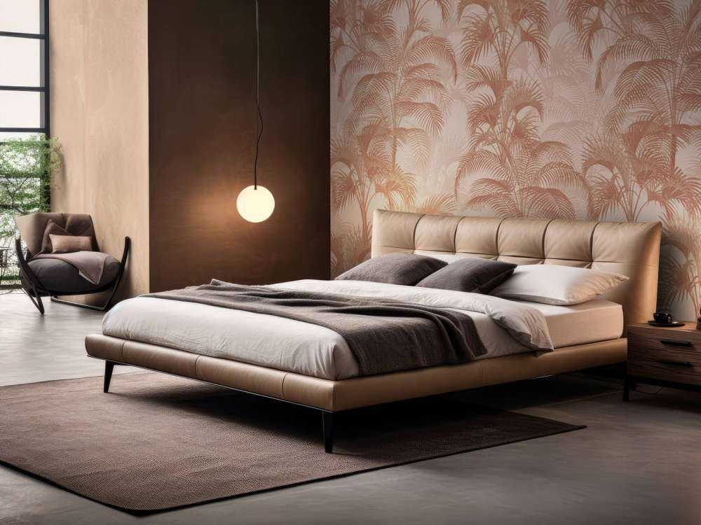 Palmiers vintage tropicaux - terre cuite