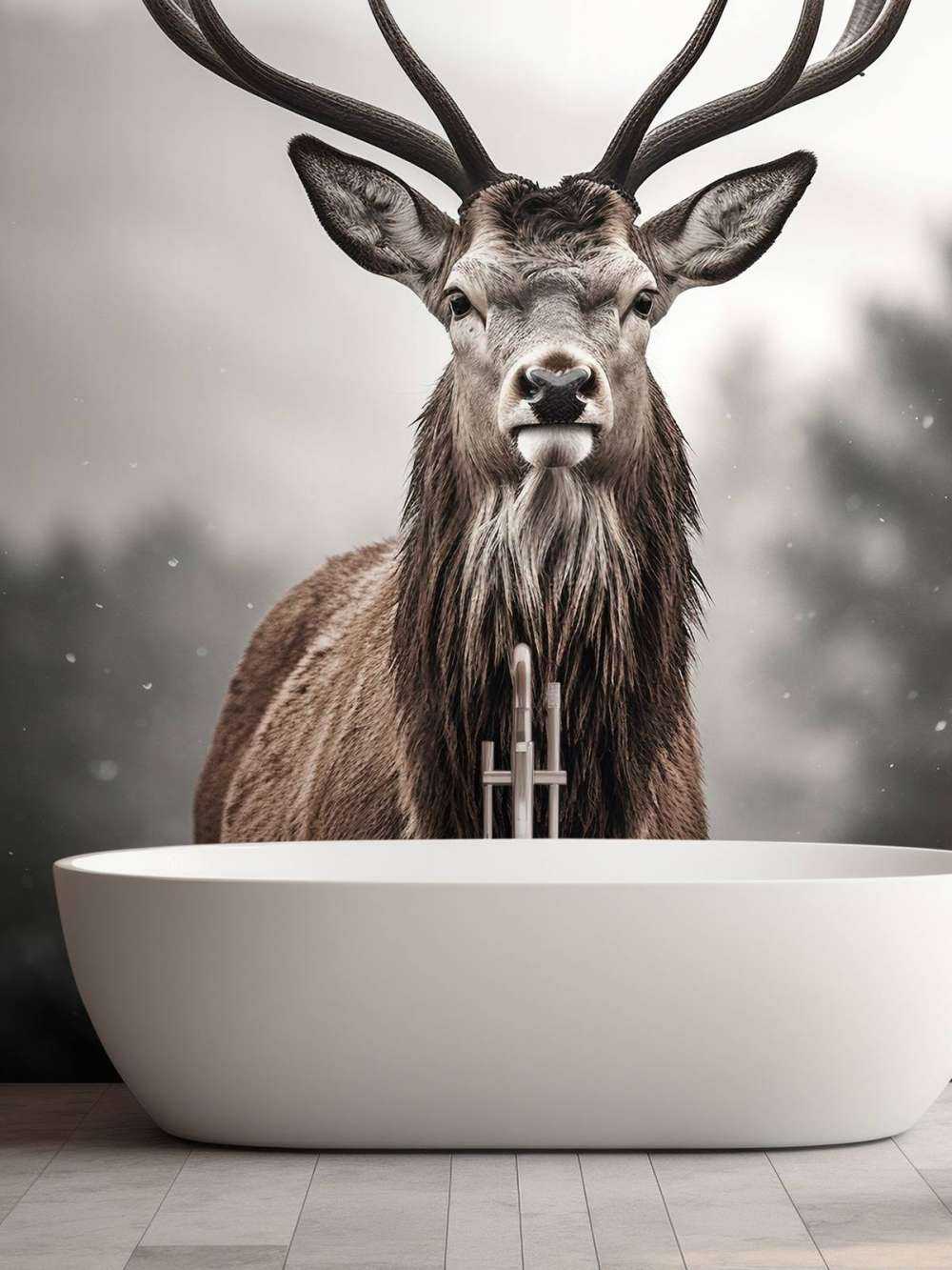 Le roi de l'hiver Le regard du cerf