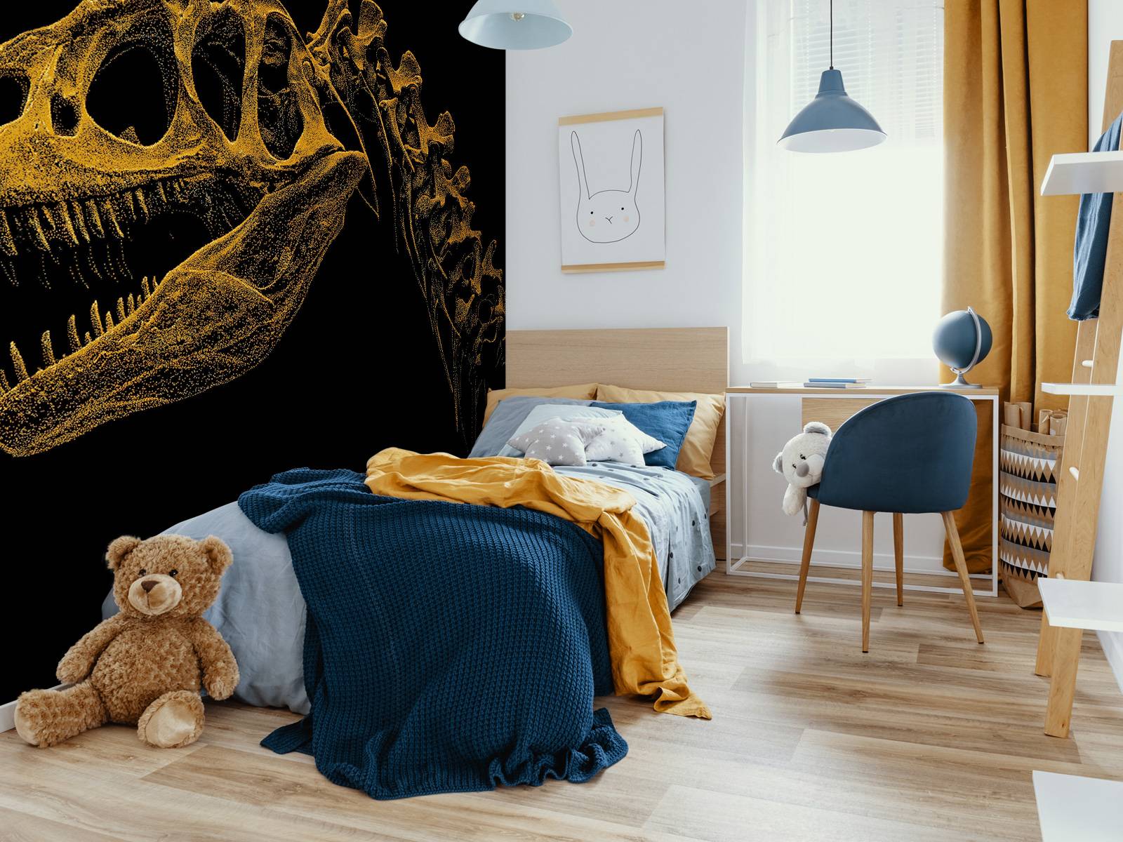 Squelette d'un dinosaure