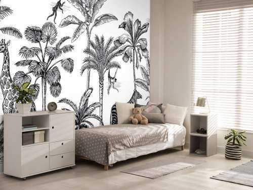 Jungle d'animaux tropicaux