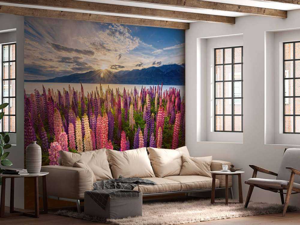 Lupins lakeside