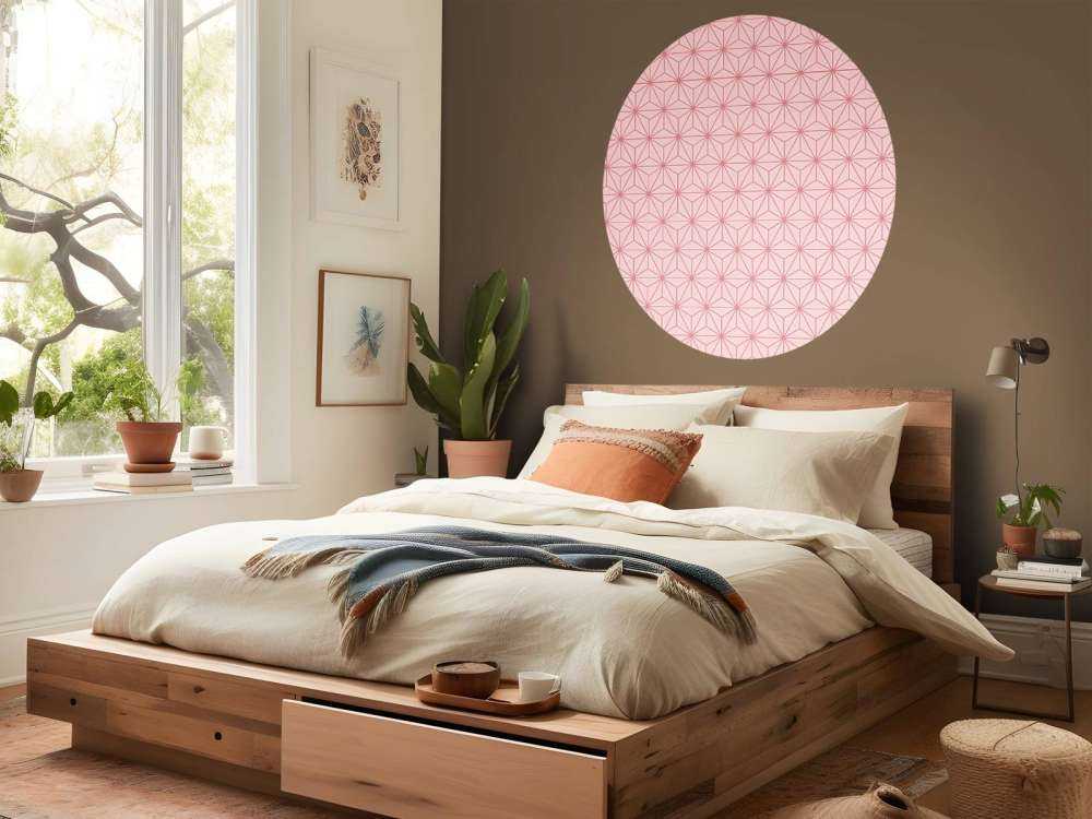 Motif Etoiles géométriques, blanches