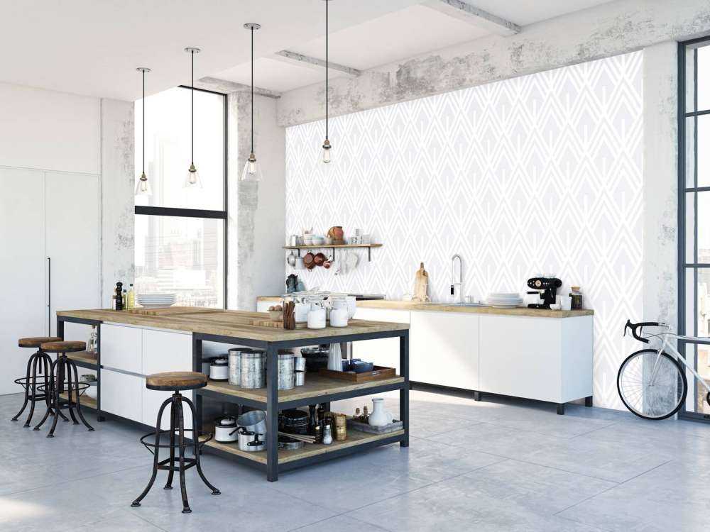 Art déco vintage gris